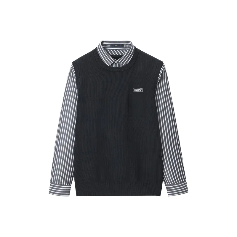 HLA Knitwear Men Navy Blue 13-0