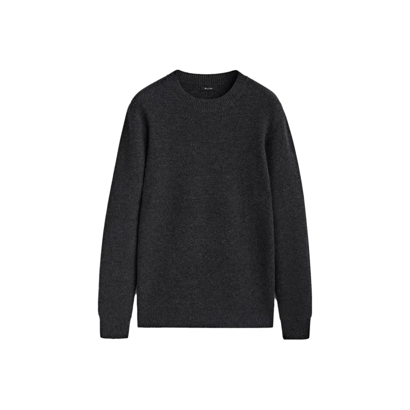 Massimo Dutti Cashmere Sweaters Men Dark Gray-0