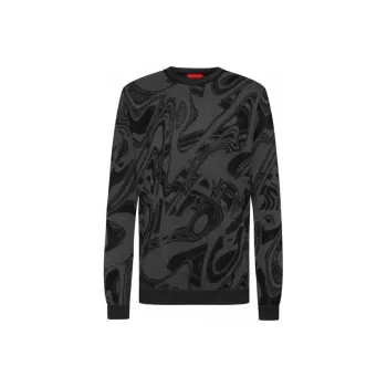 HUGO BOSS Sweaters Men Dark Gray