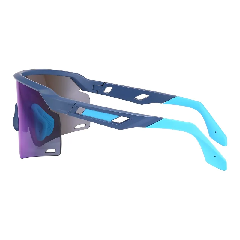 SUYAN TR/Memory Plastic Plate Alloy Frame Irregular Shape Sunglasses Unisex-5