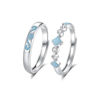 SEVEN COOK 999 Fine Silver Rings Unisex