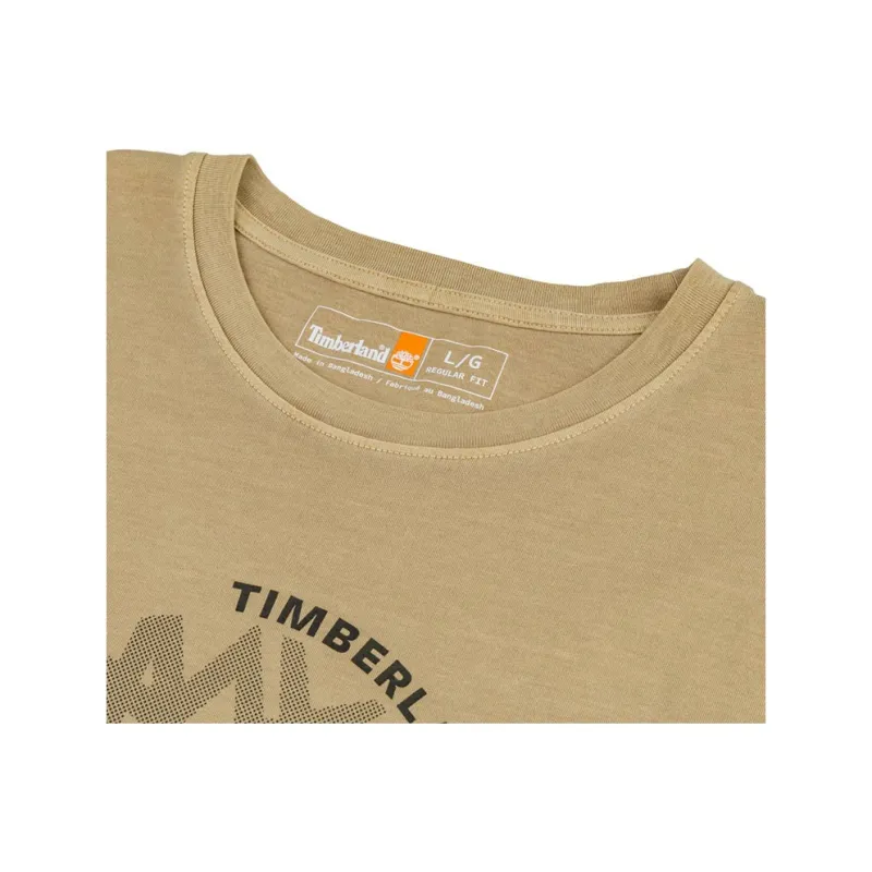 Timberland T Shirt Men's Liquorice Yellow-2