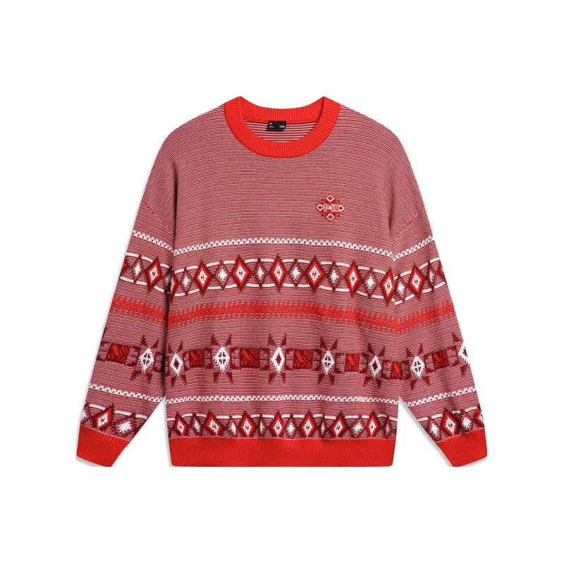 LiNing Sports Trend Series Sweater Men's Vermilion-0