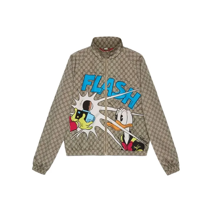 GUCCI X Disney Donald Duck Monogram Techno Jacket-0