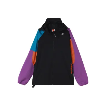 adidas originals Colorblock Athleisure Casual Sports Jacket Black