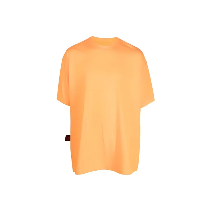 Vetements T-Shirts Unisex Orange Yellow-0