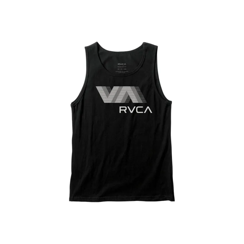 RVCA Tank Tops Men Black-0