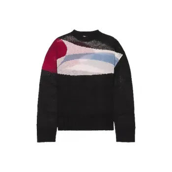C2H4 Sweaters Men Black