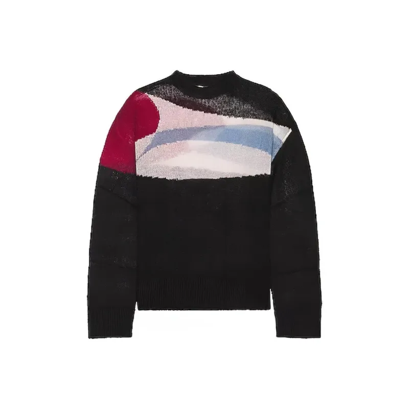 C2H4 Sweaters Men Black-0