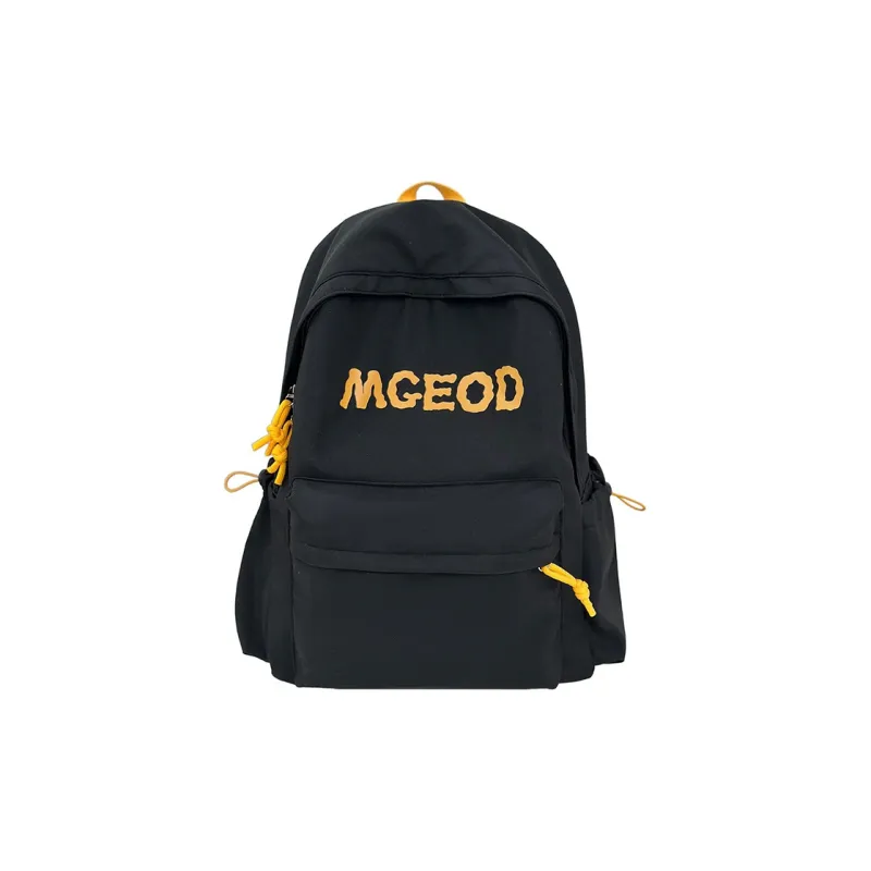 Huangmu Nylon Backpack Regular Unisex White/Blue/Black/Yellow/Red-12
