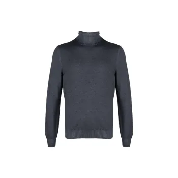 BARBA Roll neck Virgin wool Jumper