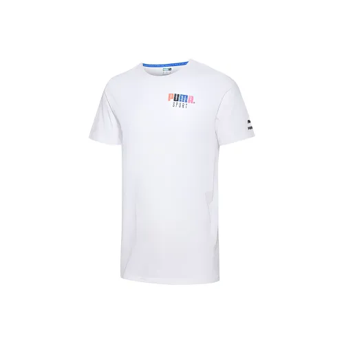 puma League Multi Color T Shirt Men's White
