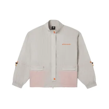 New Balance Stand Collar Casual Jackets Women's Gray