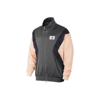 JORDAN Flight Jackets Men Gray Pink
