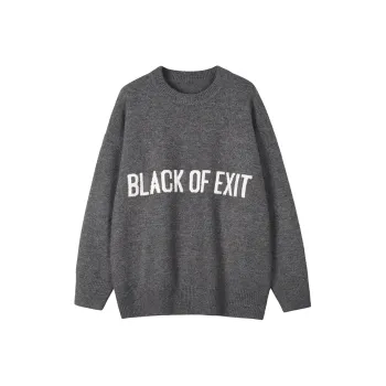 BLACK OF EXIT Sweaters Unisex