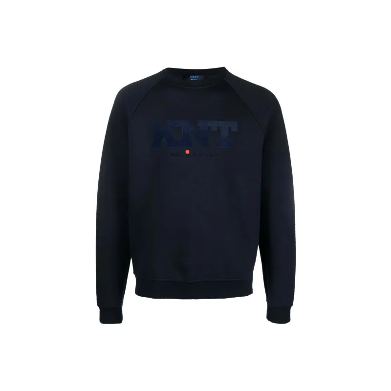 KITON Logo flocked Sweatshirt-0