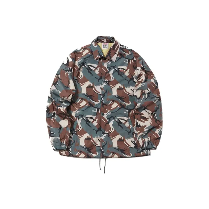 Vision Street Wear Jackets Unisex Green Camouflage-0