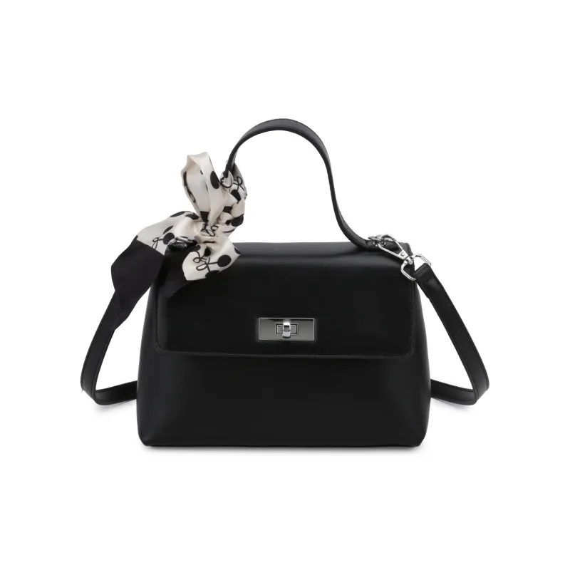 Yalu PU Crossbody One Shoulder Handbag Women's White/Ecru/Black/Gray-21
