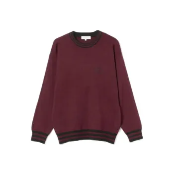 Beams Sweaters Men Dark Red