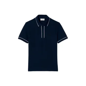 LACOSTE Contrast trim Polo Shirt