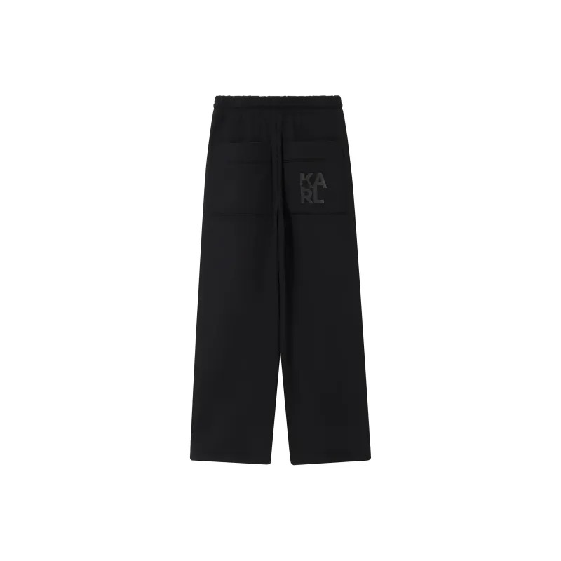 KARL LAGERFELD Knitted Sweatpants Men's Black-1