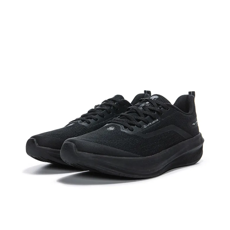 Erke Lightness 3.0 Slip Resistant, Abrasion Resistant, Lightweight Low Top Long Distance Running Shoes Men's Black-2