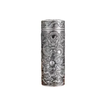 Yu Yin 999 Fine Silver Insulated Cups Men's