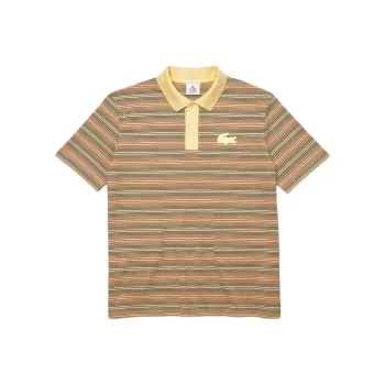 LACOSTE Polo Shirt Unisex Brown