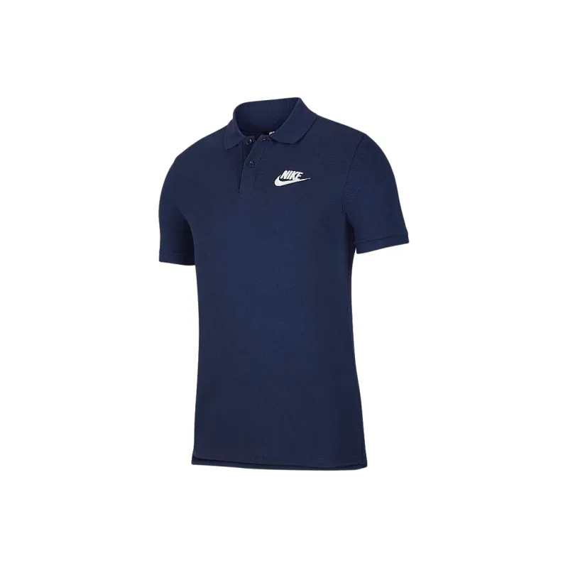 Nike Polo Shirt Men's Marine Blue-0