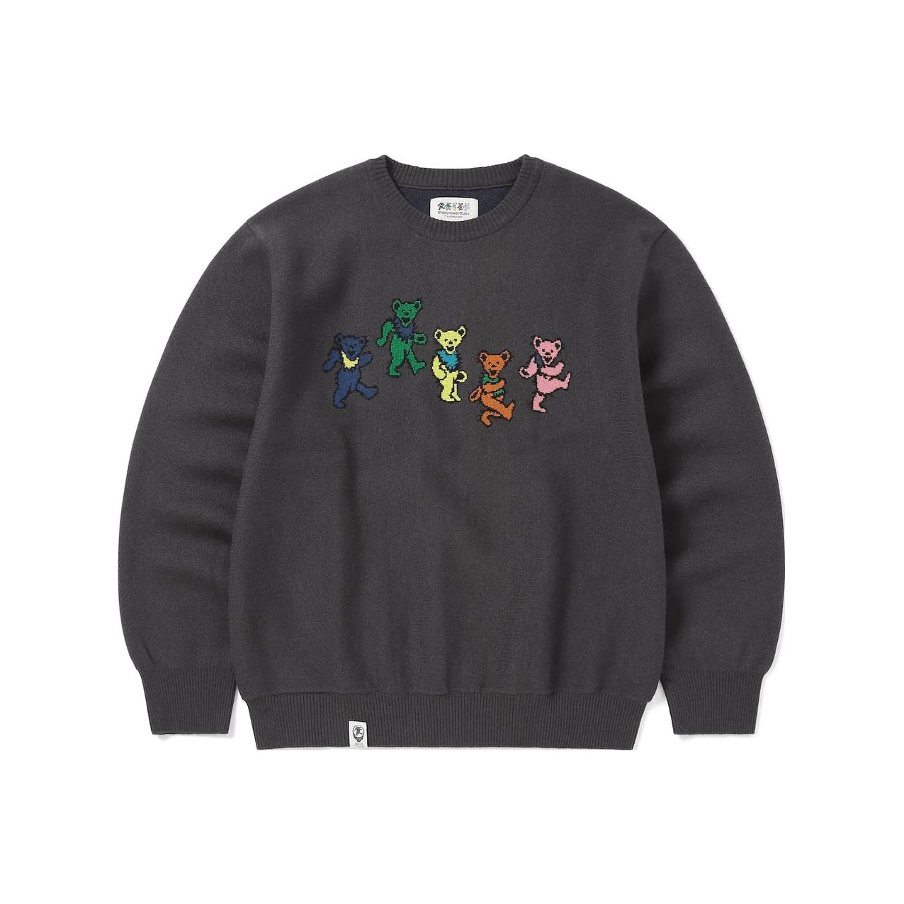 Thisisneverthat X Grateful Dead Dancing Bears Knit Sweater Thisisneverthat X Grateful Dead Dancing Bears Knit Sweater