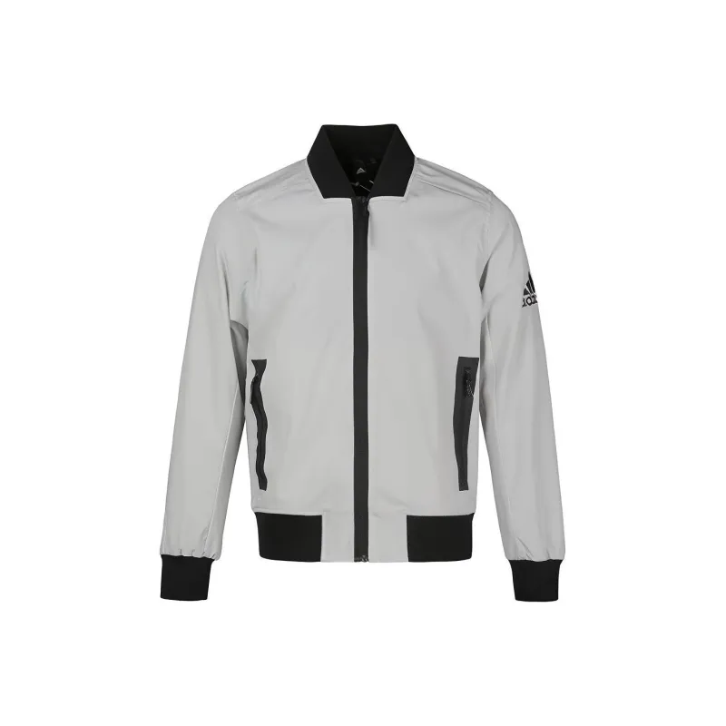 Adidas Bomber Wv Urban Jacket Men's Gray-0