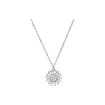 PUENTE 999 Fine Silver Collarbone Chain Women's