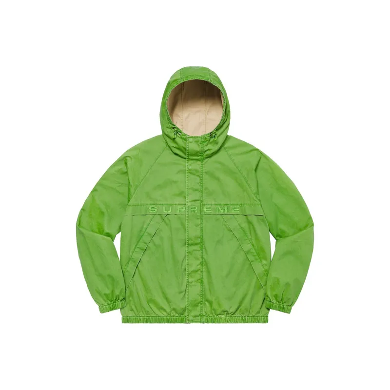 Supreme Overdyed Twill Hooded Jacket-2