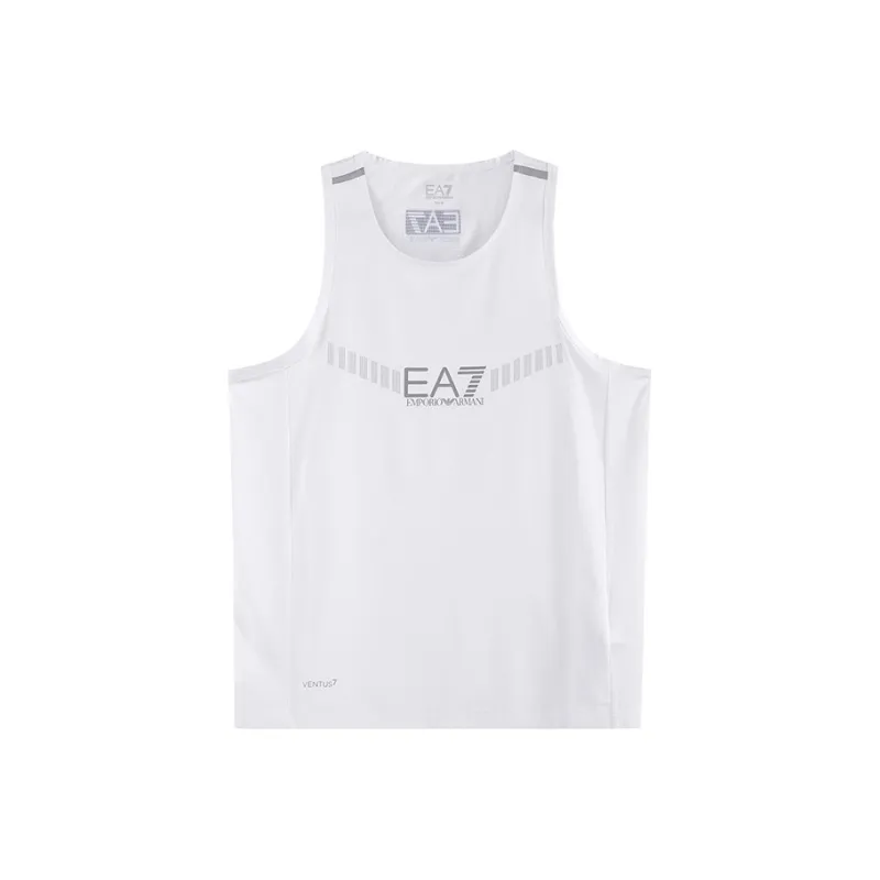 EMPORIO ARMANI EA7 Tank Tops Men White-0