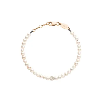 Redline Pearl Diamond Bracelets Women's Rose Gold