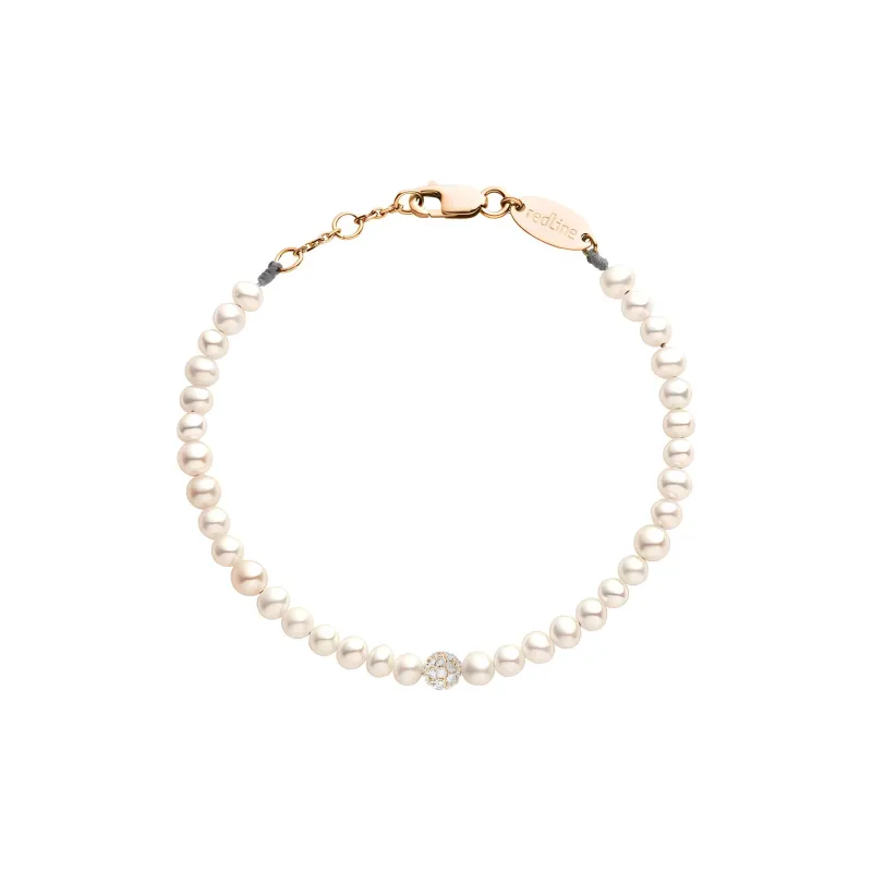 Redline Pearl Diamond Bracelets Women's Rose Gold-0