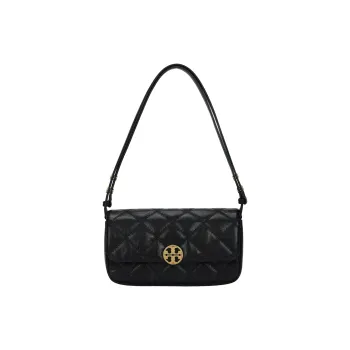 TORY BURCH Sheepskin Shoulder Bag Women's Black