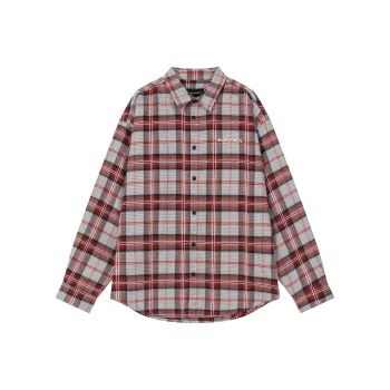 MIDDLE OF THE SKY Shirt Unisex Red Plaid