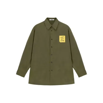 CANOTWAIT_ Shirt Unisex Messenger Bag Green