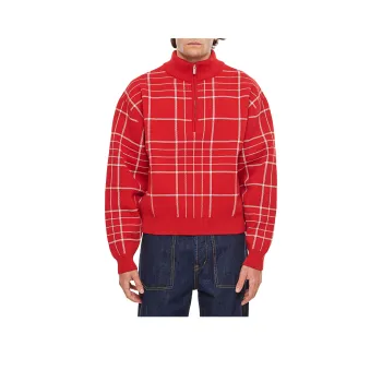 Jacquemus La Maille Carro Checked Sweatshirt