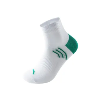 Anta Variety Training Collection Running Socks Unisex 1 Pack Pure White/Sea Green