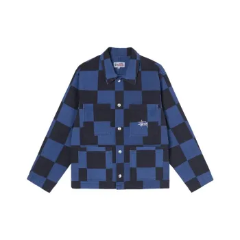Stussy Jackets Men Blue