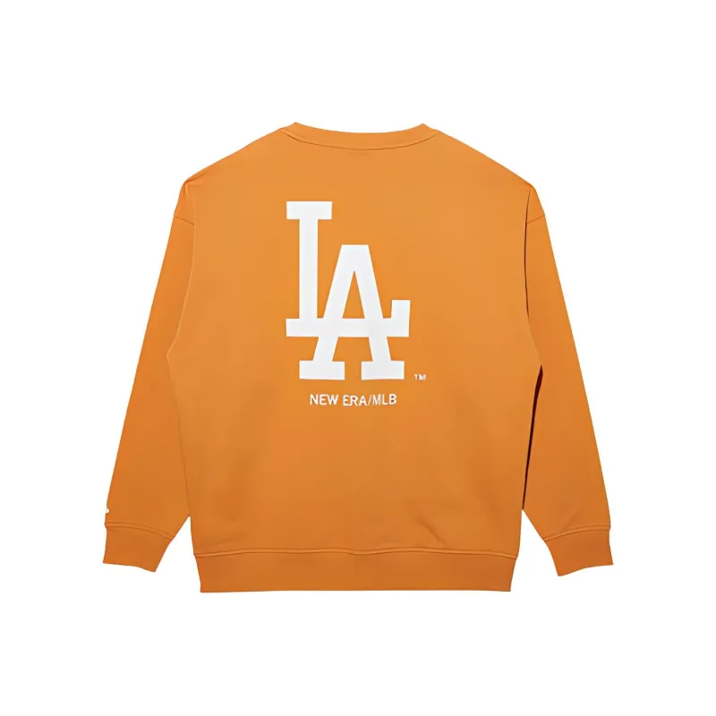 New Era Sweatshirts Man Orange-1