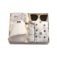 Camellia Silk Scarf+Umbrella+Sun Protection Hat+Sunscreen Creams+Sun Protection Glasses+Box