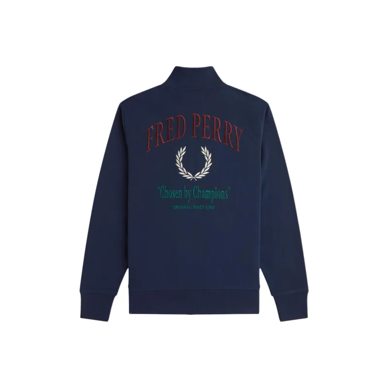 FRED PERRY Sweatshirt Men's Tennis Blue-1