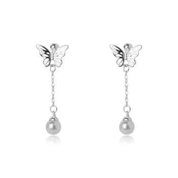AIDIER S 999 Fine Silver Earrings Women's