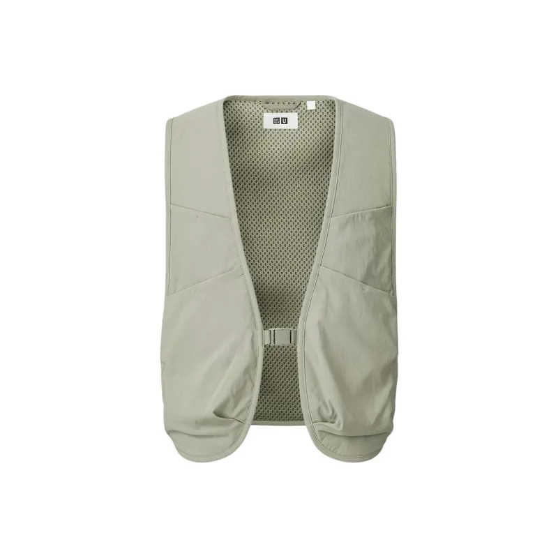 UNIQLO SS24 Tank Tops Men's Gray Green-0