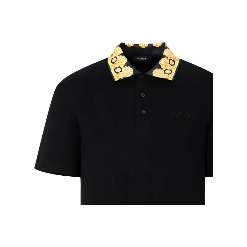 VERSACE Cotton Polo Shirt-3