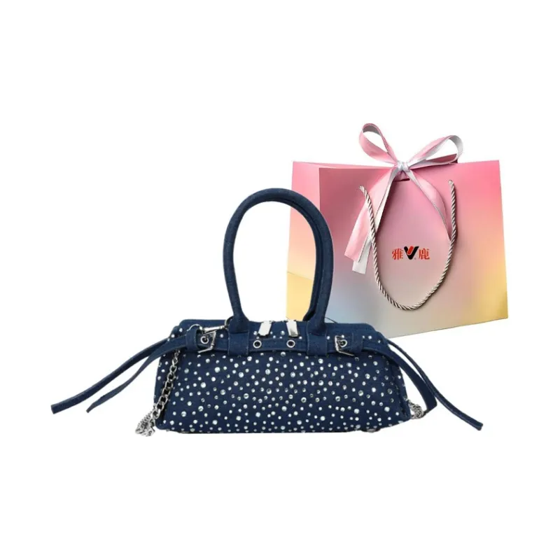 Yalu PU One Shoulder Handbag Women's Light Blue/Dark Blue/Black/Green-12