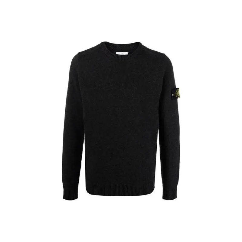 STONE ISLAND Sweater Men's Charcoal Gray-0